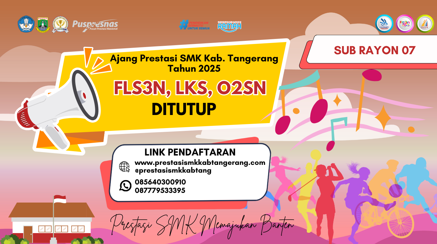 Read more about the article Pendaftaran Ajang Prestasi Siswa SMK Kabupaten Tangerang Tahun 2025 Telah Ditutup