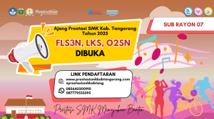 Read more about the article Pendaftaran FLS3N, LKS dan O2SN SMK Kabupaten Tangerang 2025 Telah Dibuka!